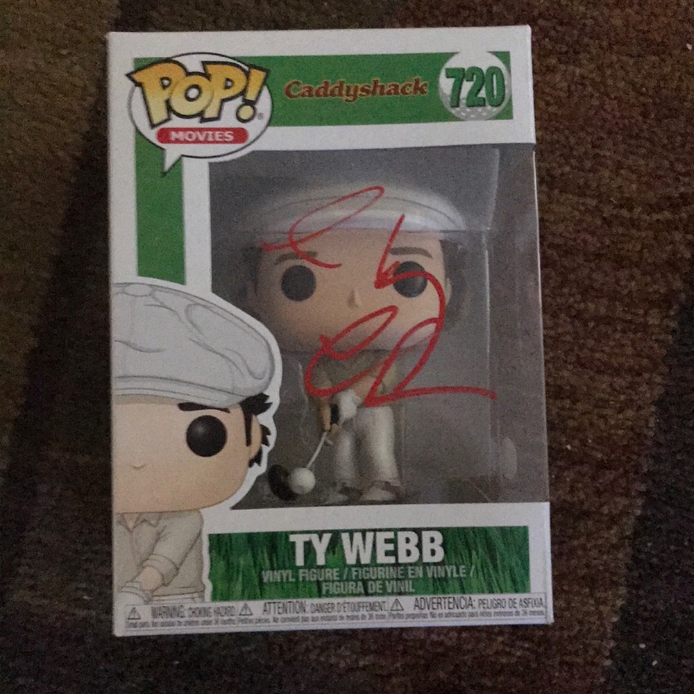 Chevy Chase Autographed Funko w cert